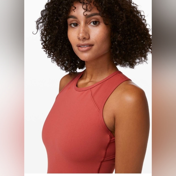 NWOT Lululemon Picnic Play Dress - Size 10 - Brick Rose - Picture 3 of 9